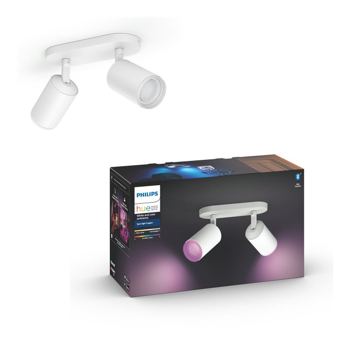 Philips Hue Fugato plaat/spiraalvalge 2x5,7W