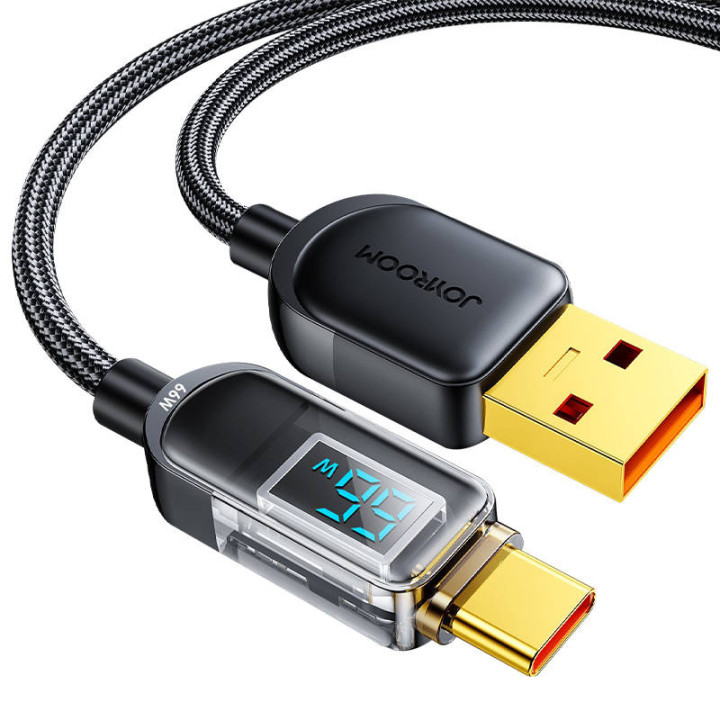 Kabelis USB-A Type-C 1,2 m Joyroom S-AC066A4 (melns)