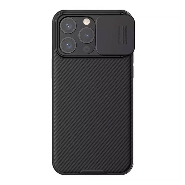 Nillkin CamShield Pro ümbris iPhone 15 Pro jaoks (must)