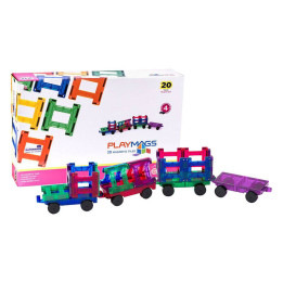 Playmags 3D magnetrongi klotsid 155 komplektis 20 tk