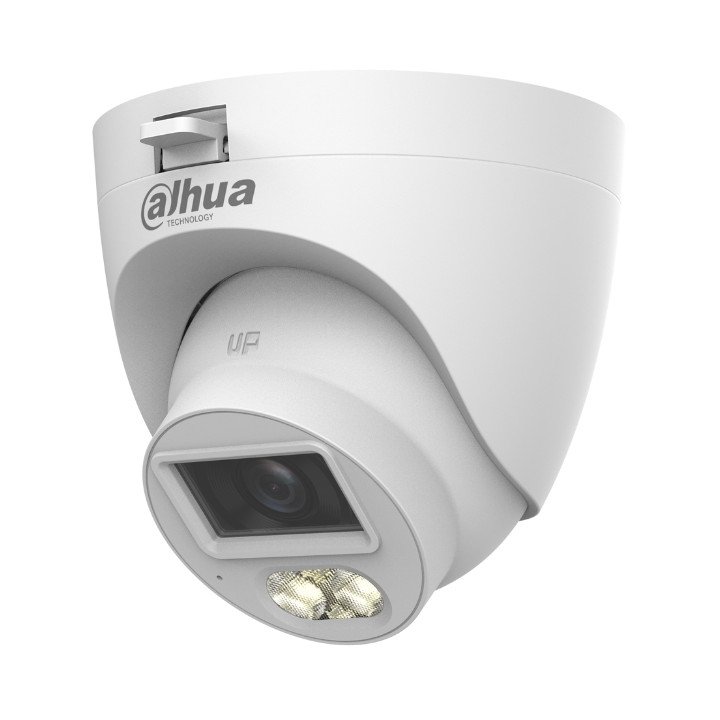 Аналоговая камера видеонаблюдения DAHUA HAC-HDW1801CLQ-IL-A-0280B-S3-DIP, 4K UHD, со смарт-двойным светом, объектив 2.8мм