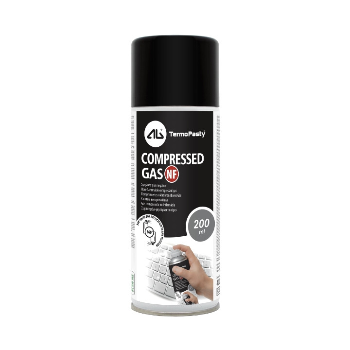 EI SYTTYVÄ PURISTETTU KAASU PURISTETTU-GAS-NF/200 SPRAY 200 ml AG TERMOPASTY