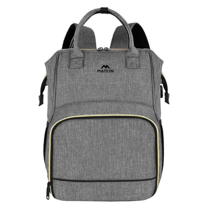 Sülearvuti seljakott / lõunakott 15,6'' Matein 1368 USB hall
