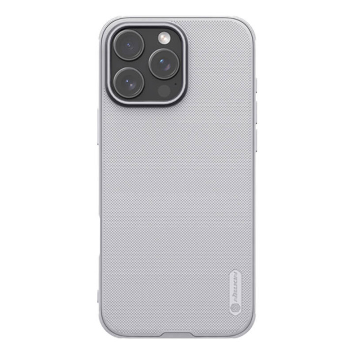 Чехол Nillkin Super Frosted Shield Pro для iPhone 16 Pro (серый)