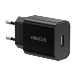 Choetech Q5002 12 W USB-A strāvas lādētājs (melns)