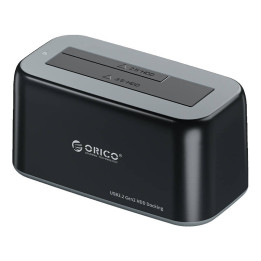 Orico dokkimisjaam 2,5/3,5" HDD / SSD, 5Gbps, USB-C kuni USB-C/A (must) jaoks