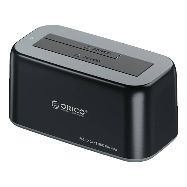 Orico dokkimisjaam 2,5/3,5" HDD / SSD, 5Gbps, USB-C kuni USB-C/A (must) jaoks