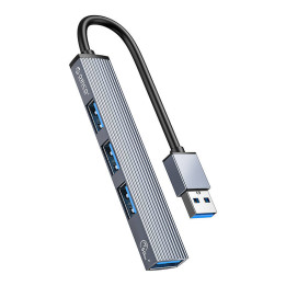 Orico AH-A13 USB į 4x USB 3.0 šakotuvo adapteris (pilkas)