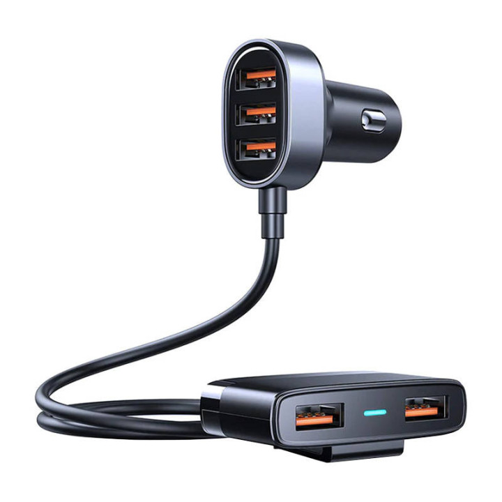 Автомобильное зарядное устройство Joyroom JR-CL03 5-Port USB (черное)