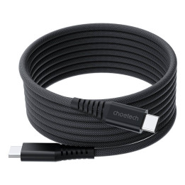 Choetech XCC-1051 USB-C–USB-C magneettikaapeli, PD 240 W 1,8 m (musta)