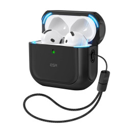Чехол AirPods 4 Orbit Hybrid (черный)