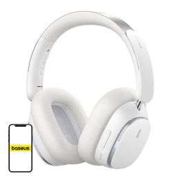 „Baseus Bowie H1“ belaidės ausinės „Bluetooth 5.2“ (baltos spalvos)