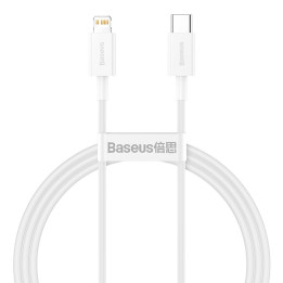 Кабель Baseus Superior Series USB-C — Lightning, 20 Вт, PD, 1 м (белый)