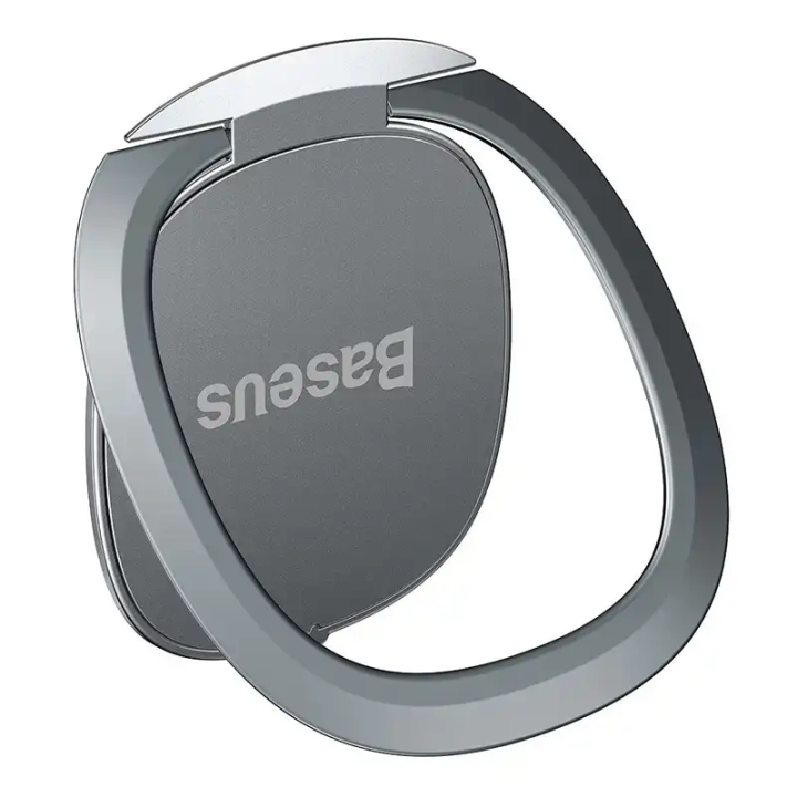 Baseus Invisible Ring laikiklis išmaniesiems telefonams (sidabrinis)