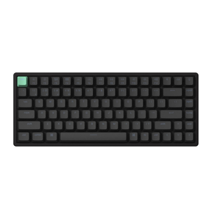 Keychron K2 HE belaidė RGB ūko magnetinio jungiklio klaviatūra (juoda) [K2H-J1].