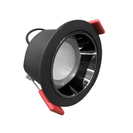 Gledopto GL-D-001P Zigbee Pro (Zigbee 3.0 + RF-vastuvõtja) nutikas süvistatav LED-allvalgusti (450 luumenit. IP33), musta raamig