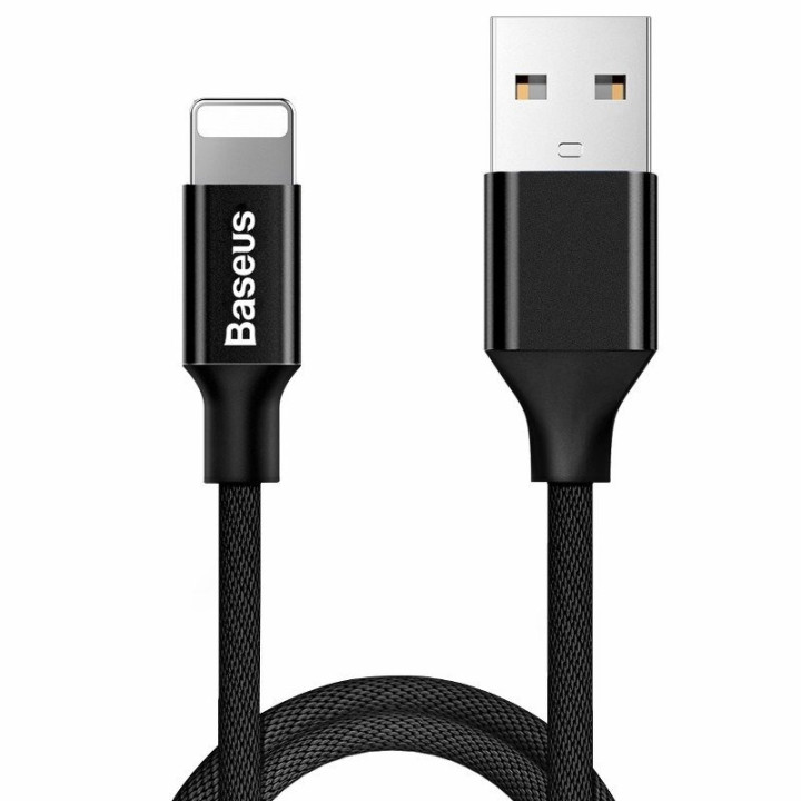 Кабель Lightning Baseus Yiven 120см, 2А - черный