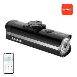 Dviračio žibintas priekyje iGPSPORT VS1200 su M80 smart