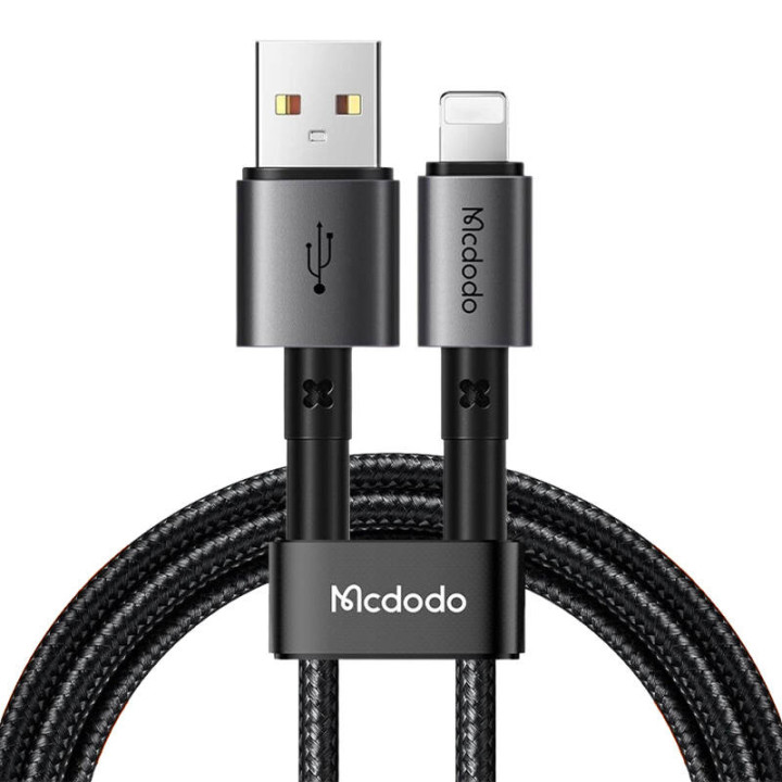 Mcdodo CA-3581 Кабель USB-Lightning, 3А, 1,8м (черный)