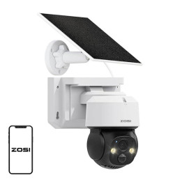 Уличная IP-камера с солнечной панелью ZOSI C2914 WiFi 4MP IP66