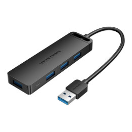 USB 3.0 4-портовый концентратор Vention CHLBD 0,5 м, черный