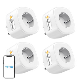 Умная розетка Meross MSS210HKQUA-EU (HomeKIt) (четыре шт.)