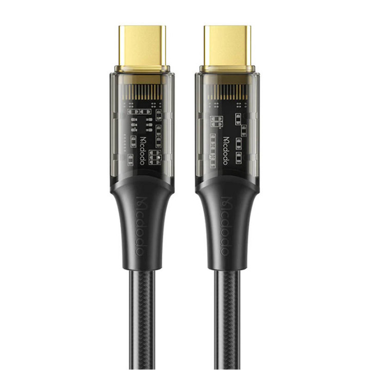 Kabelis no USB-C uz USB-C Mcdodo CA-3461, PD 100 W, 1,8 m (melns)