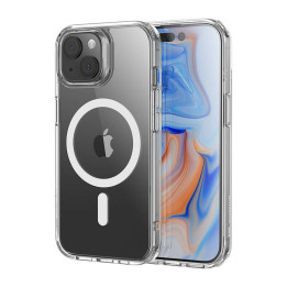 ESR Classic Hybrid (HaloLock) futrālis iPhone 15 Plus (caurspīdīgs)