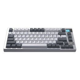 Беспроводная игровая клавиатура Darmoshark K8 EF с переключателем (белая)