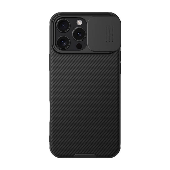 Nillkin CamShield Pro iPhone 16 Pro ümbris (must)