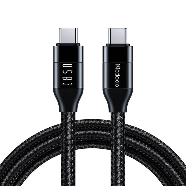 Laidas iš USB-C į USB-C Mcdodo CA-7132, 100 W, 1,2 m (juodas)
