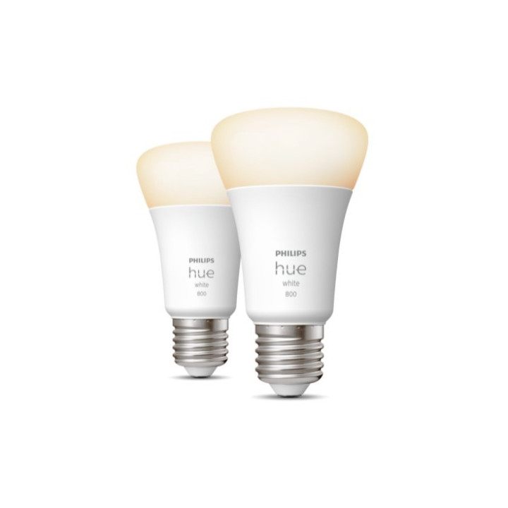 Philips Hue E27 9W W BT 2-pak