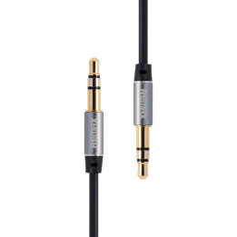 AUX-кабель Mini jack 3,5 мм Remax RL-L100 1 м (черный)