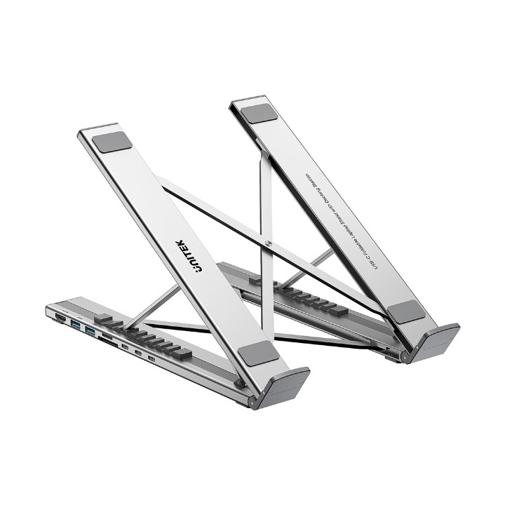 Unitek Podstawka regulowana pod kannettava tietokone hubem/HDMI/PD/SD