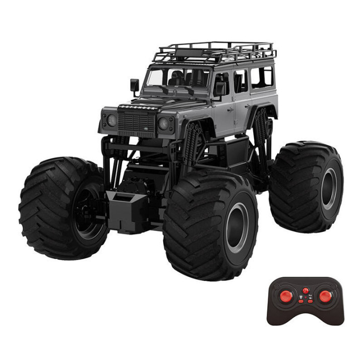 Nuotoliniu būdu valdomas RC nuotolinio valdymo automobilis 1:8 Double Eagle (pilkas) Land Rover Defender E375-003