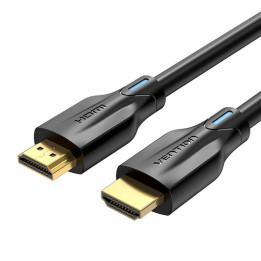 HDMI 2.1 Vention AANBF kabelis, 1m, 8K 60Hz / 4K 120Hz (juodas)