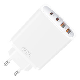Seinälaturi XO CE22, 45W, GaN, 2x USB-C, 2x USB-A