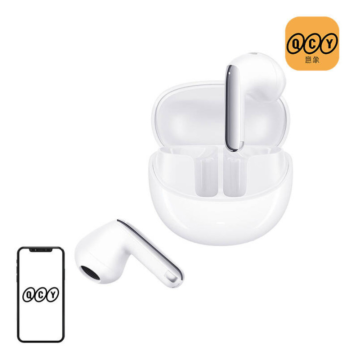 TWS QCY AilyBuds Pro+ HT10 Pro ausinės, ANC (baltos)