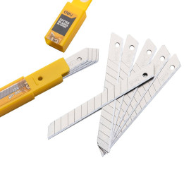Griezējs 9mm 10 gab asmeņu galva Deli Tools EDL-DP092 (sudrabs)