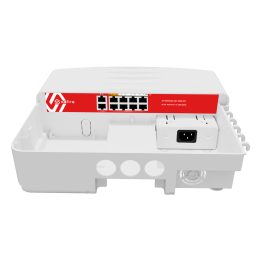 SAFIRE SF-SW8FE2GE-2BT-120W-OUT Managed Outdoor PoE -kytkin, 5 porttia Gigabit, 120 W PoE-budjetti