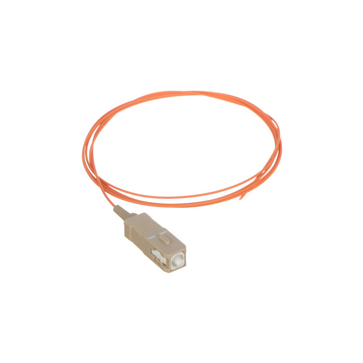 MULTI-MODE PIGTAIL AR SC 50/125 SAVIENOTĀJU PIG-SC-MM
