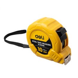 Tērauda mērlente 10 m/25 mm Deli Tools EDL9010B (dzeltena)