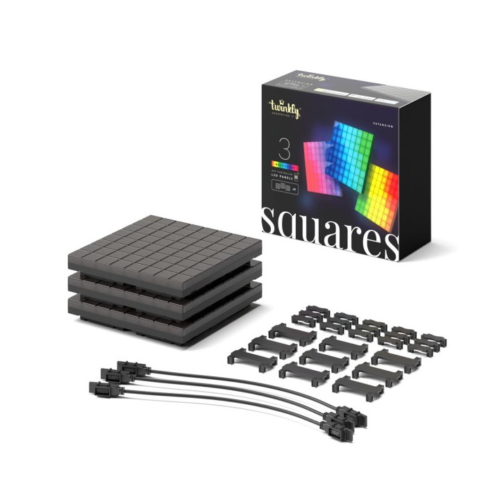 Twinkly Squares Extension Kit 3 Blocks x 64 pixels RGB
