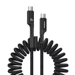 Кабель для быстрой зарядки USB-C на USB-C Baseus Fish-Eye 100 Вт, 1 м (черный)
