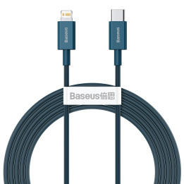 Кабель Baseus Superior Series USB-C — iP, 20 Вт, PD, 2 м (синий)