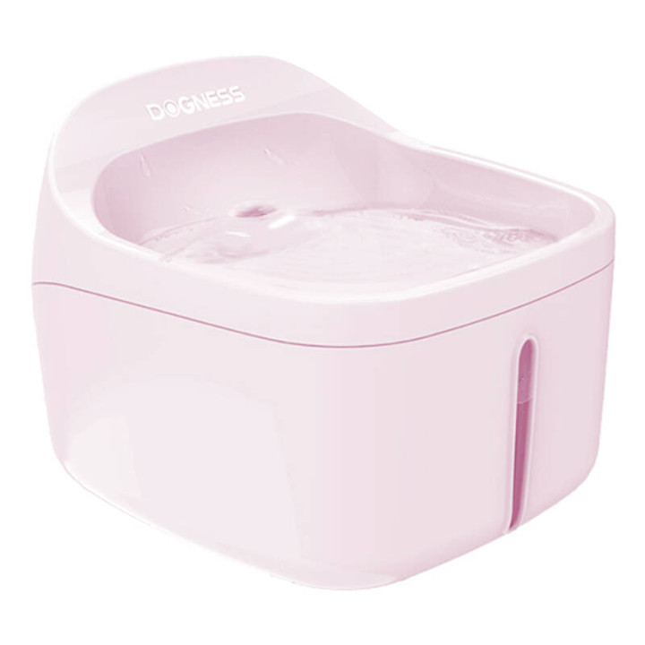 Dogness D01 Pink viedā suņu un kaķu ūdens strūklaka/dzērājs.