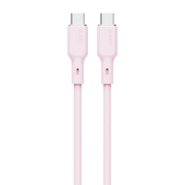 USB-C–USB-C kaabel Aukey CB-SCC102, 100 W, 1,8 m (roosa)