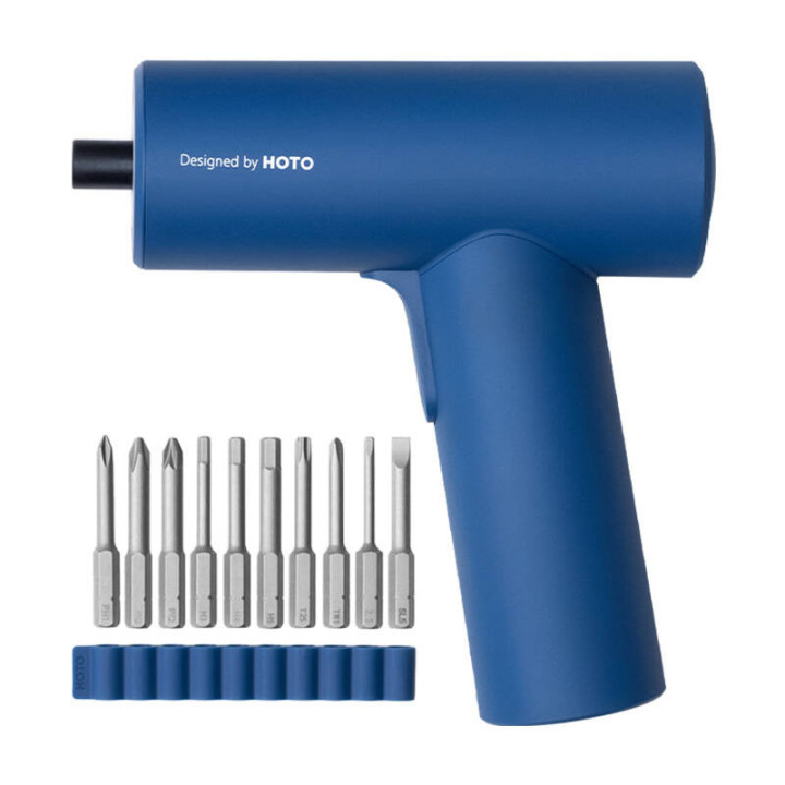 Skrūvgriezis HOTO QWLSD008, 5 Nm, 3,6 V (zils)