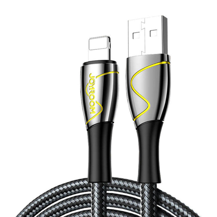 USB vads ierīcei Lightning Joyroom S-1230K6 2,4 A 1,2 m (melns)