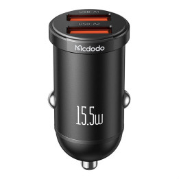 Автомобильное зарядное устройство Mcdodo CC-2950, ​​2x USB, 15,5 Вт (черное)